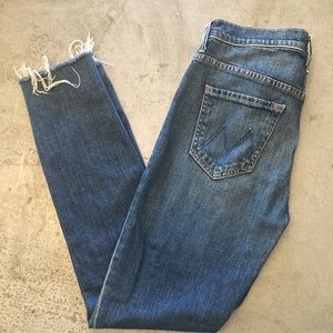 MOTHER Stunner Ankle Fray